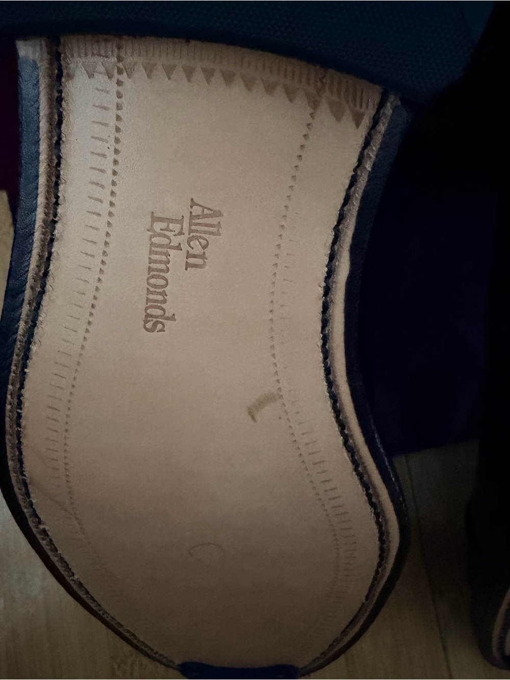 Allen Edmonds Black Cap-Toe Park Avenue Oxfords - Picture 4 of 7